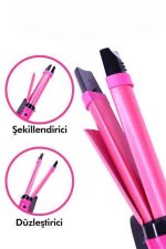 Saç Şekillendirici Düzleştirici ve Maşa Özellikli Şekillendirici Seramik Kaplama - Görsel 4