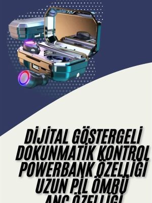 Bluetooth Kulaklık Android ve İOS Uyumlu ANC Özellikli Dijital Şarj Göstergeli