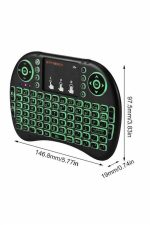 Mini Klavye Gaming Pc Playstation Ledli Mouse Rgb Mouse Bluetooth Usb - Görsel 4