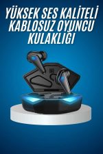 Bluetooth Kulaklık Oyuncu Kulaklığı RGB Işıklı Oyunlarda Düşük Gecikme - Görsel 2