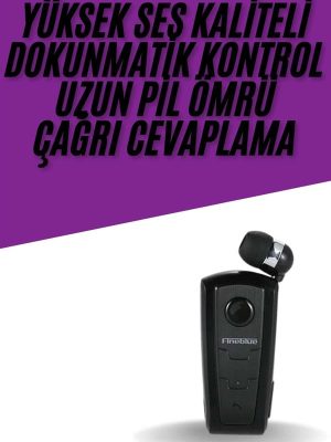 Yaka Kulaklığı Andorid Tüm Cep Telefonlarına Uyumlu Mikrofonlu Titreşimli Makaralı