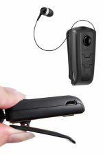 Makaralı Bluetooth Kulakiçi Yaka Kulaklığı Kablosuz Kulaklık - Görsel 4