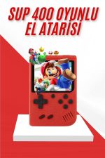 Nostalji Oyunlu Mini Atari Gamebox 400 Oyunlu El Atarisi - Görsel 2