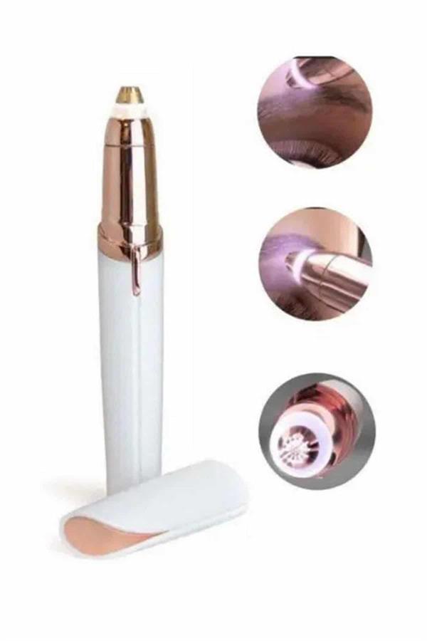 Compressed by jpeg-recompress Epilasyon Aleti Tüy Kıl Alma Kaş Bıyık Unisex Yüz Bakım Tıraş Aleti - Görsel 1
