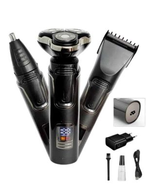 Yüksek Performanslı 3 Başlıklı Profesyonel Şarjlı Islak ve Kuru Kullanıma Uygun