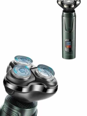 Dijital Göstergeli 3 Başlıklı Tıraş Makinesi Islak Kuru Lazer Öncesi Günlük