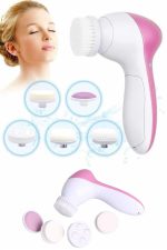 5 Başlıklı Cilt Temizleme Cihazı Ultra Kaliteli Yumuşak Kırşıklık Karşıtı - Görsel 2