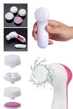 5 Başlıklı Cilt Temizleme Cihazı Ultra Kaliteli Yumuşak Kırşıklık Karşıtı - Görsel 4