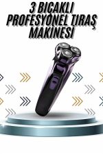 Günlük Kullanıma Uygun Profesyonel Tıraş Makinesi Döner Başlıklı - Görsel 2