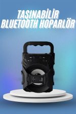 Bluetooth Hoparlör Android ve İOS Uyumlu Ses Bombası USB Girişli Taşınabilir - Görsel 2