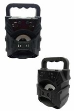 Işıklı Bluetooth Hoparlör Ses Bombası Taşınabilir Yüksek Ses Kaliteli Radyo Özelliği - Görsel 4