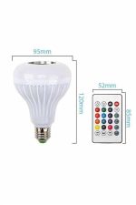 Bluetooth Hoparlör Akıllı Rgb Led Işık Renk Değiştirme Ses Bombası Ampül Görünümlü - Görsel 4