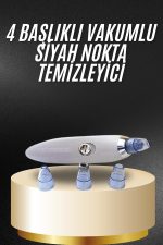 Yeni Nesil Vakumlu Pilli Siyah Nokta ve Yüz Temizleme Cihazı 4 Başlıklı - Görsel 2