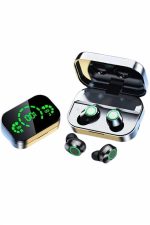 Kablosuz Bluetooth Kulaklık Çift Telefon Destekli Powerbankli Dijital Göstergeli - Görsel 4