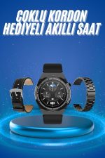 Çoklu Kordon Hediyeli Akıllı Saat Çağrı Cevaplama Müzik Dinleme Dokunmatik Ekran - Görsel 2