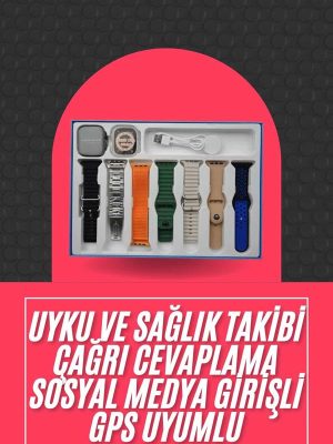 Akıllı Saat Unisex Akıllı Saat Çoklu Kordon Seçeneği Çelik Kordon Plastik Kordon