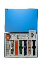 Akıllı Saat 7 Kordon Hediyeli Takvim Alarm Nabız Ölçer Bildirim Görme Sesli Görüşme - Görsel 5