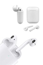 Yeni Nesil Çift Mikrofonlu Dokunmatik Kablosuz Bluetooth Kulaklık - Görsel 5