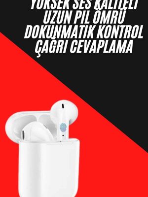 Yeni Nesil Çift Mikrofonlu Dokunmatik Kablosuz Bluetooth Kulaklık