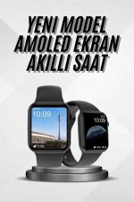 Akıllı Saat Çok Fonksiyonlu Uyku Takibi Adımsayar Nabız Ölçer Arama Cevaplayan - Görsel 2