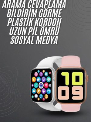 Yeni Model Akıllı Saat Dokunmatik Ekran Unisex Amoled Ekran 44 mm