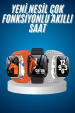 Yeni Nesil Akıllı Saat Müzik Dinleme Bildirim Görme Sesli Asistan Desteği - Görsel 2