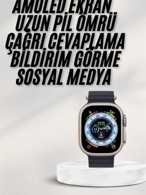 2025 Yeni Model Akıllı Saat Android ve İOS Uyumlu Çağrı Cevaplama