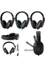 Mikrofonlu Gamer Kulaklık Oyuncu Kulaklığı Yüksek Ses Kaliteli Stereo Yumuşak Yastıklar