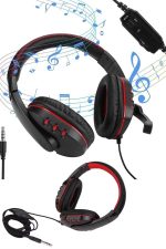 Oyuncu Kulaklığı Kulak Üstü Kablolu Gaming Kulaklık Mikrofonlu ANC Özelliği - Görsel 5