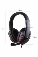 Oyuncu Kulaklığı Kulak Üstü Kablolu Gaming Kulaklık Mikrofonlu ANC Özelliği - Görsel 4