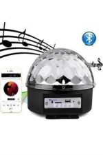 Led Işık Disko Topu Bluetooth Hoparlörlü USB Müzik Çalar Kumandalı - Görsel 5