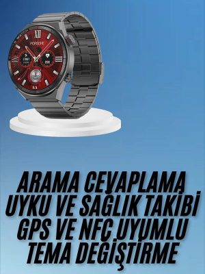Çağrı Cevaplama Sesli Asistan Çoklu Dil Desteği 5.0 Bluetooth Akıllı Saat