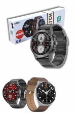 Erkeklere Özel Akıllı Saat Çelik Kordon Bluetooth Bağlantılı İOS ve Android Uyumlu - Görsel 5