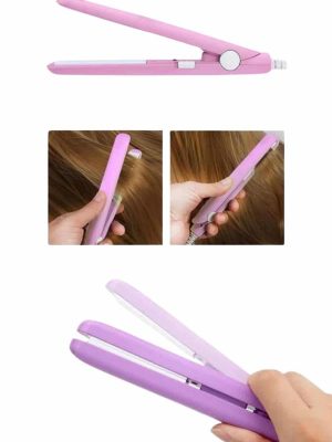 Saç Düzleştirici Pürüzsüz Parlaklık Seyahat Tipi Taşınabilir Seramik Kaplama