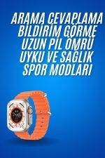 Ultra Akıllı Saat 49 Mm Çift Kordonlu Arama Cevaplama Bluetooth Bağlantılı