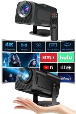 Projektör Siyah Android Taşınabilir Sinema Projeksiyon Wifi Destekli En Güncel Sürüm Akıllı