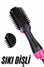 Saç Kurutma Makinesi Saç Düzleştirici Fön Tarak Isı Ayarlı Sıkı Dişli - Görsel 4