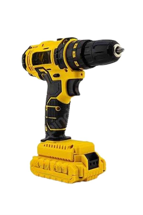 Compressed by jpeg-recompress Matkap Seti 24 Parça Çift Bataryalı Darbeli Led Işıklı Vidalama - Görsel 1