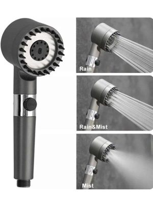 Yeni Masaj Etkili Nesil Filtreli  Duş Başlığı Fıskiyesi Duş Banyo