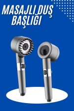 Masaj Etkili Duş Başlığı Yeni Nesil Çok Fonksiyonlu Ayarlanabilir Filtreli - Görsel 2