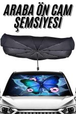 Güneş Önleyici Katlanabilir Oto Araba Güneşlik Şemsiye Tip Ön Cam - Görsel 2