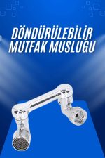 Döndürülebilir Musluk Mutfak Banyo Musluk Ucu Başlığı 4 Filtreli - Görsel 2