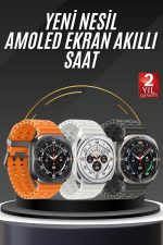 Tüm Telefonlara Uyumlu Akıllı Saat Uyku ve Sağlık Takibi Nabız Ölçer Adım sayar - Görsel 2