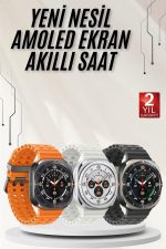 Akıllı Saat Müzik Dinleme Nabız Ölçer NFC ve GPS Uyumlu Sesli Asistan - Görsel 2