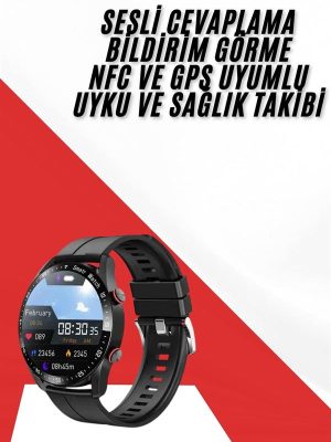 Yeni Nesil Akıllı Saat Arama Cevaplayan Uzun Pil Ömrü Müzik Dinleme