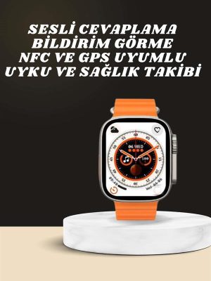 Yeni Nesil Ultra Akıllı Saat Adımsayar Uyku Takibi Nabız Sensörü