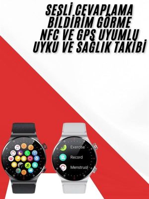 Akıllı Saat Arama Cevaplama Müzik Dinleme GPS Takibi