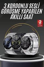 Akıllı Saat Uyku ve Sağlık Takibi NFC Uyumlu Bluetoooth Bağlantılı Android İOS Uyumlu - Görsel 2