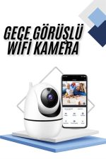 Kablosuz Wifi Destekli Akıllı Güvenlik Kamerası Hareket Sensörlü - Görsel 2