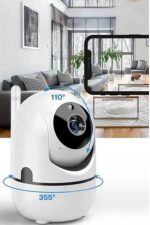 Akıllı Güvenlik Kamerası HD Görüntü Kalitesi Hareket Algılama Wifi Kamera - Görsel 3